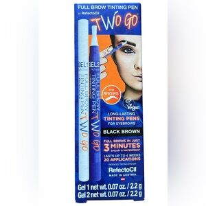 🆕 RefectoCil TWO GO Full Brow Tinting Pen BLACK BROWN NEW